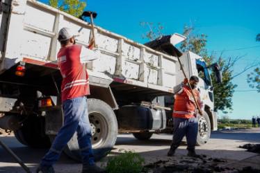 Las Heras, intensifican trabajos de higiene urbana 3