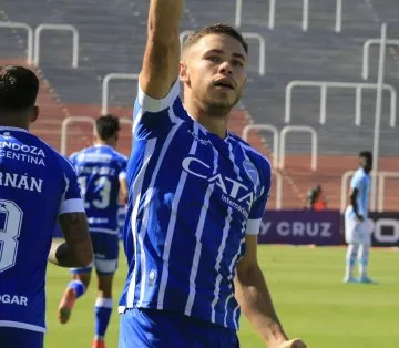 Liga Profesional, G. Cruz 2- Racing 0, Conechny gol