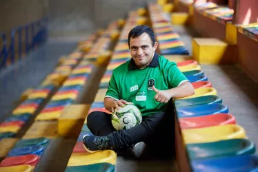 Futbol Down, Alaniz a la Selección