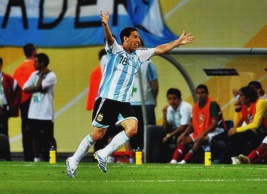 Maxi Rodriguez, gol a México