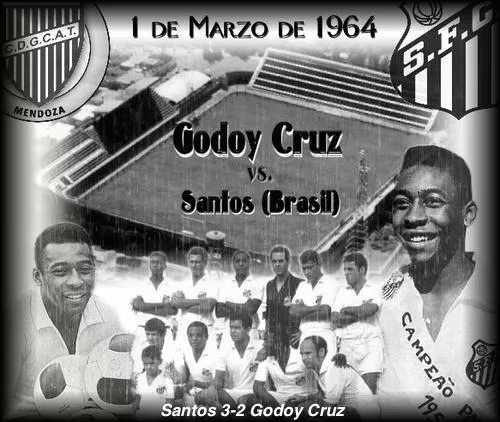 Pelé en Mendoza, afiche