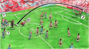 Gráfico del gol de Chilavert a River