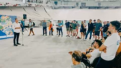 San Juan, visitan Velódromo