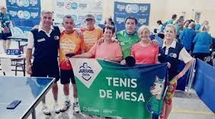 Juegos Evita adultos, tenis de mesa