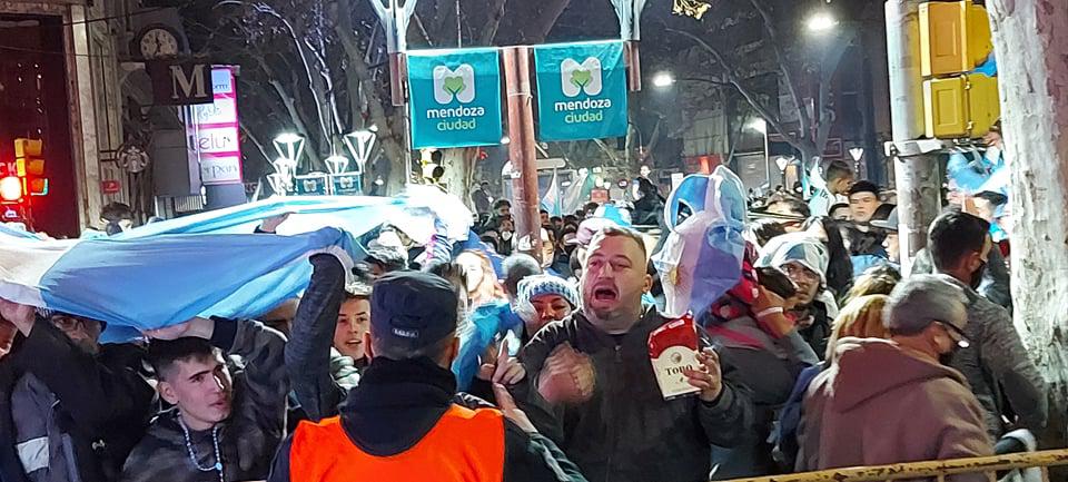 Argentina campeòn, Copa Amèrica, Mendoza festeja
