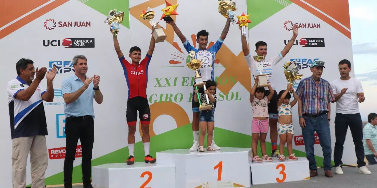 Ciclismo, Giro del Sol, podio