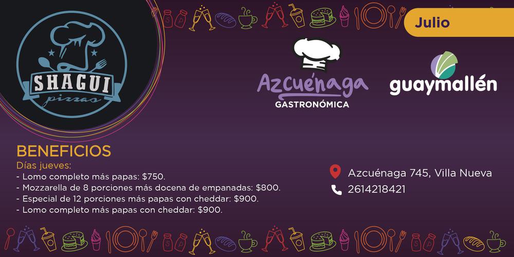 Azcuénaga gastronómica- SHAGUI julio