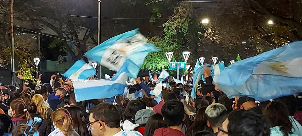 Festejos mendocinos, Argentina Campeón