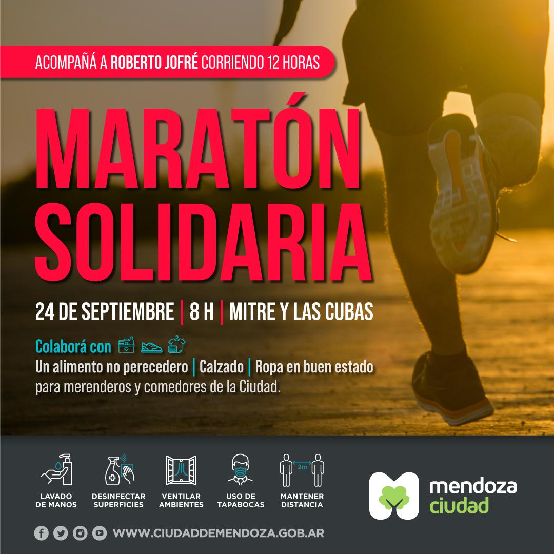 Maratón Solidaria, viernes 24 de setiembre