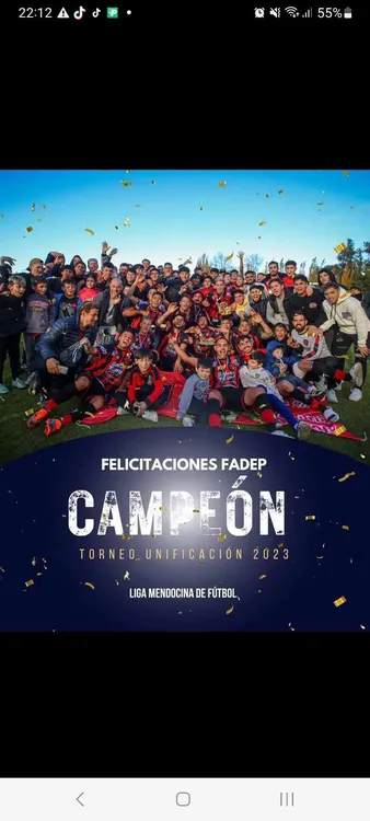 Liga Mendocina, Fadep Campeón