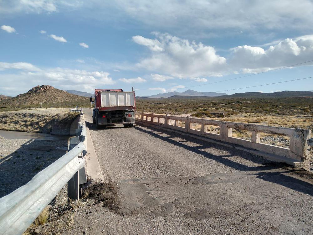 Puente sobre rio Malargue