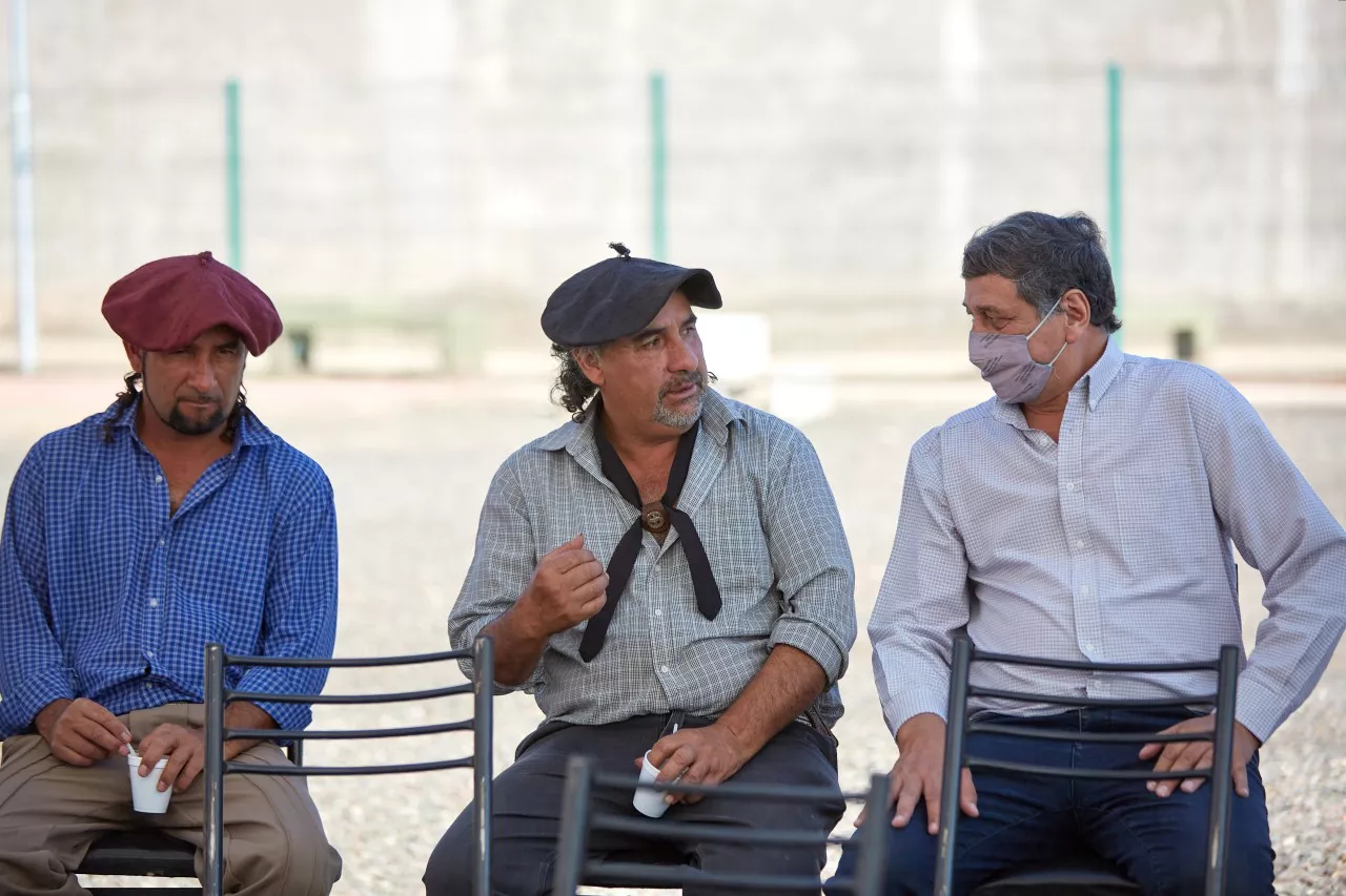 Las Heras, intendente Orozco con productores caprinos