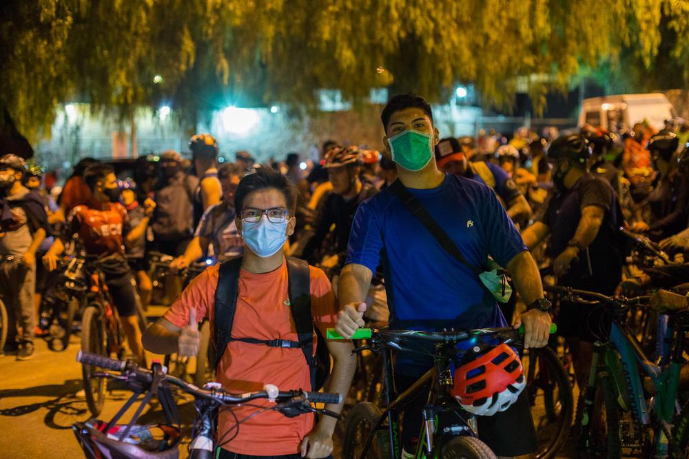 bicicleteada nocturna