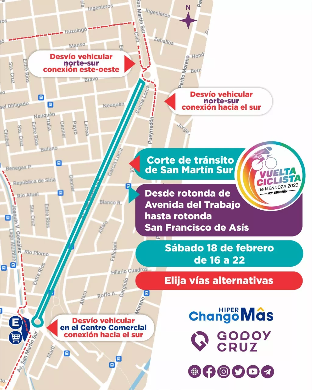 Vuelta de Mendoza, Prólogo, cortes