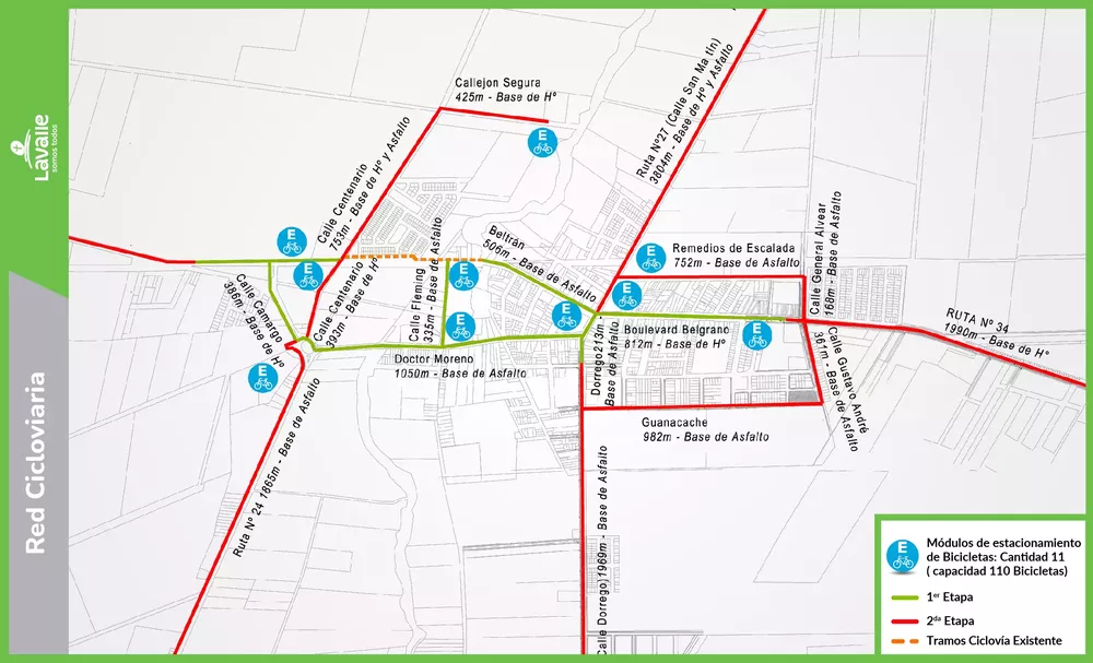 ciclovia lavalle plano