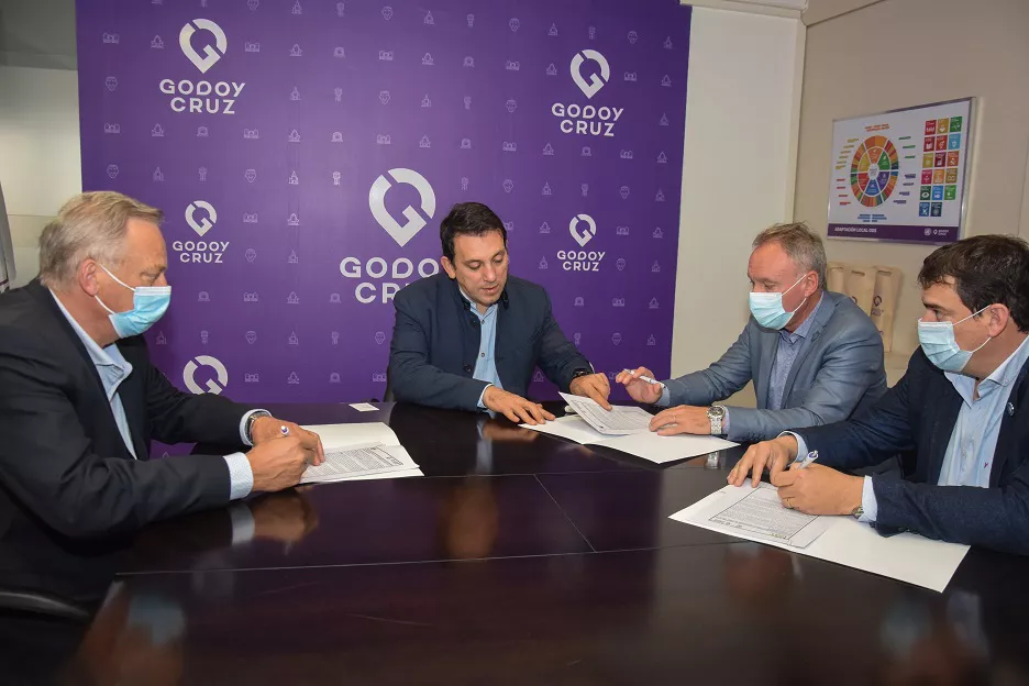 garcia zalazar firma de convenio alerta comunitaria con intendentes entre rios