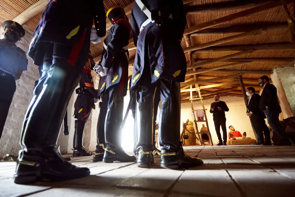 Las Heras, homenaje al Padre de la Patria