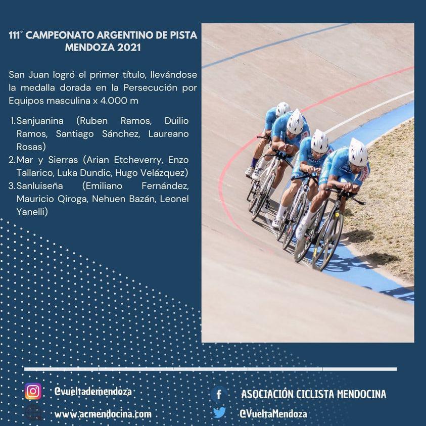 Argentino de ciclismo, Dia 1