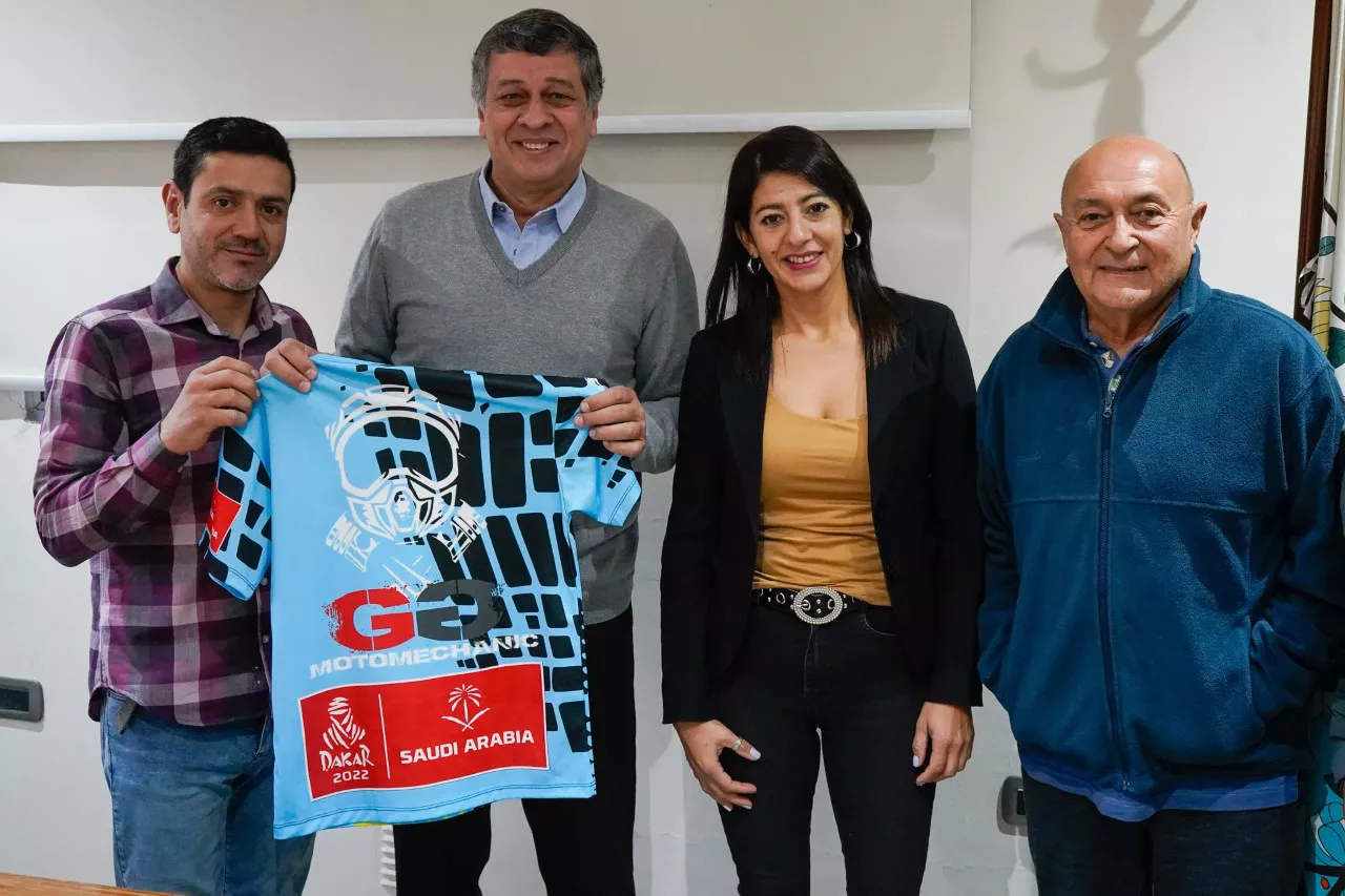 Dakar, Gabriel Gonzalez, visitó la Muni de LH