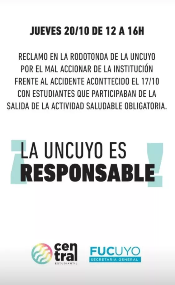 convocatoria accidente