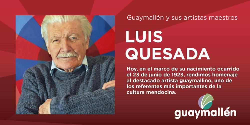 Artistas maestros- Luis Quesada (placa)