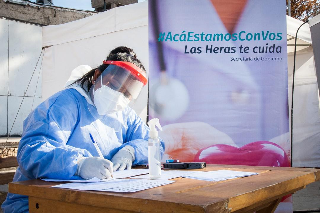 Las Heras te cuida, acá estamos con vos