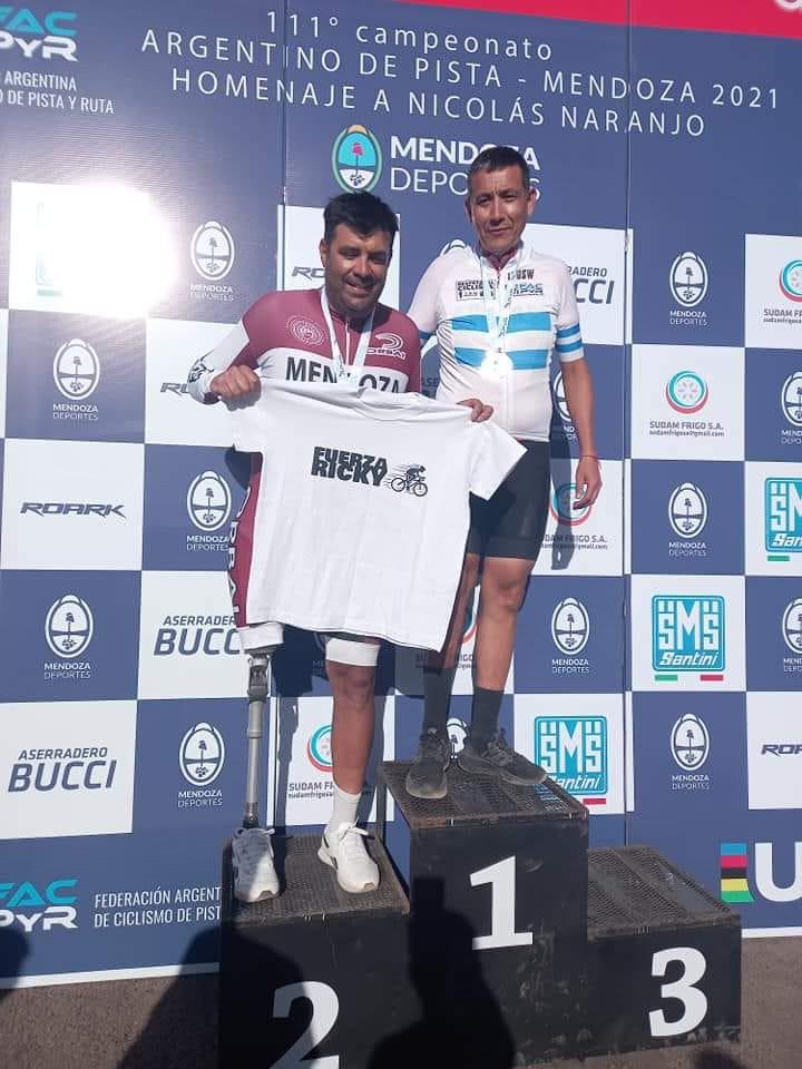 Ciclismo, Federico Arrieta, Argentino de Pista