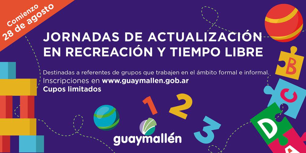 Jornadas de recreación y tiempo libre (placa)