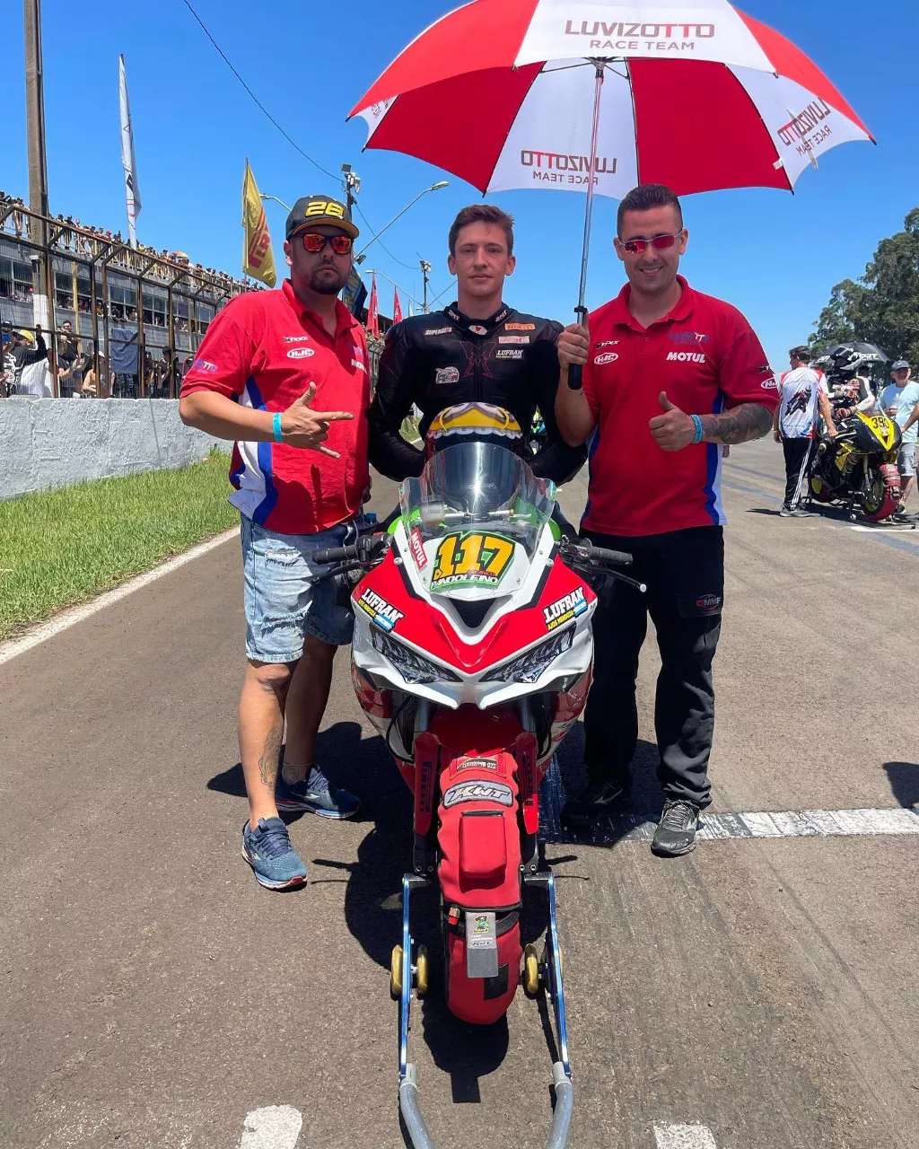 Superbike, Victoria de Pandolfino en Brasil