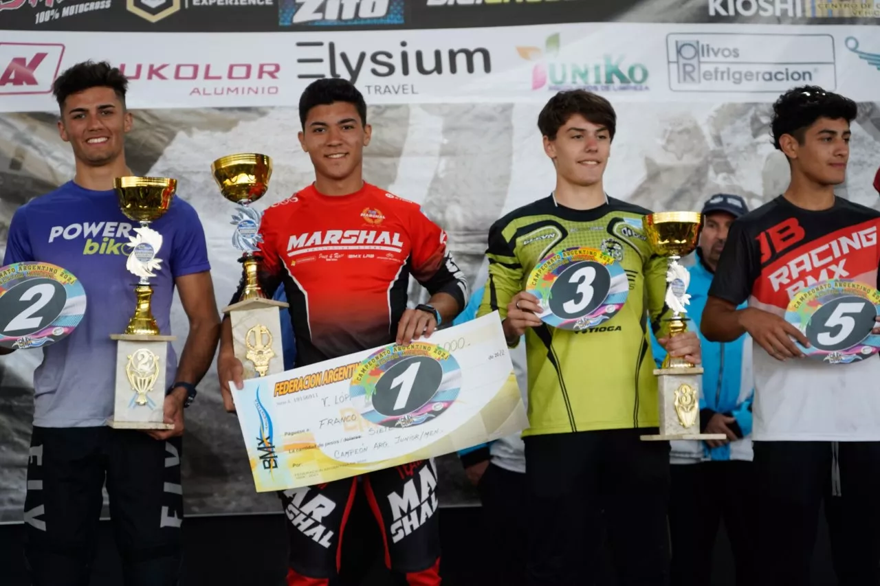 BMX, Campeonato Argentino, podio para Mendoza