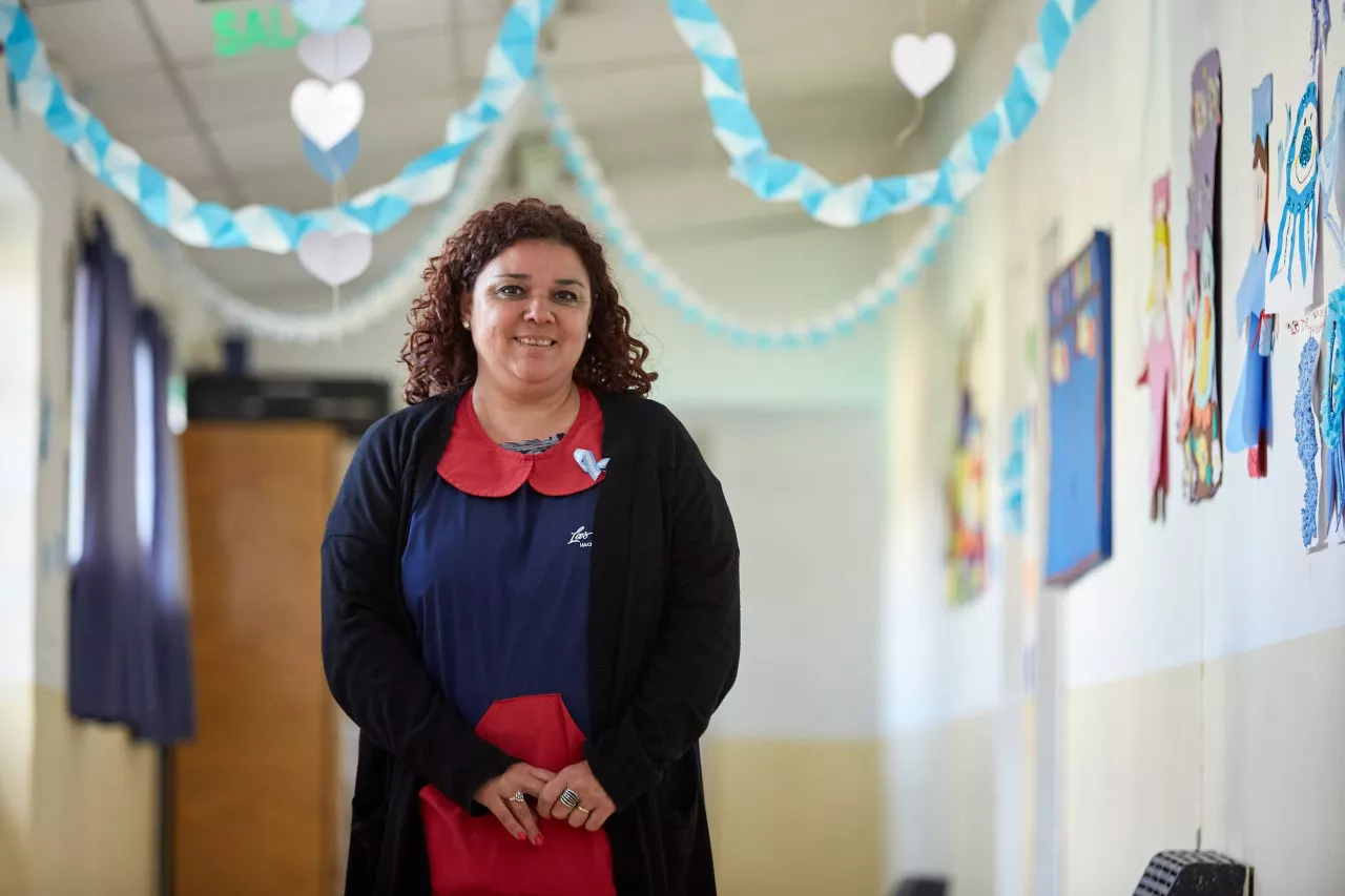 Las Heras, Sara Carrasco, maestra jardinera