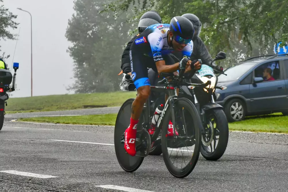 Ciclismo, Vuelta del Porvenir, Laureano Rosas contra reloj individual