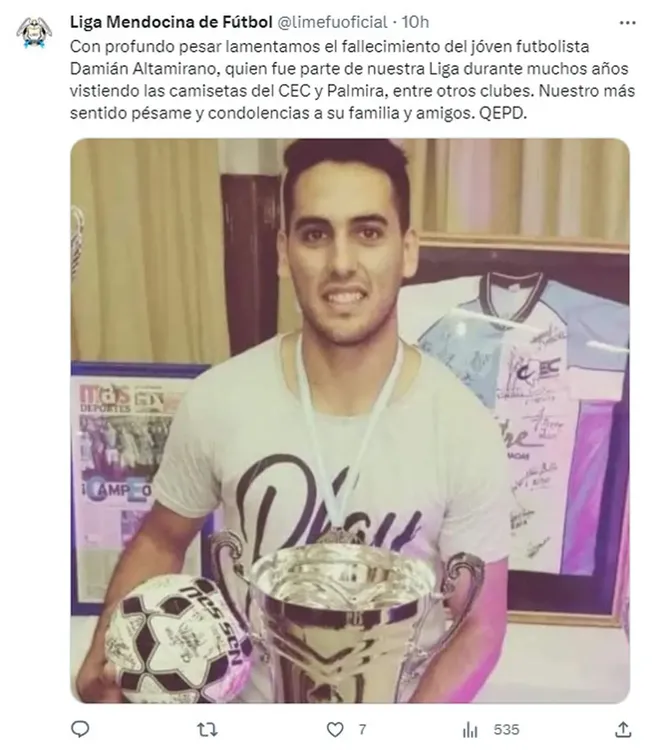 Liga Mendocina, Damian Altamirano