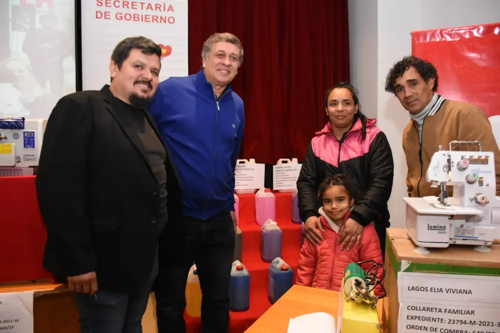 Las Heras, herramientas, maquinarias e insumos