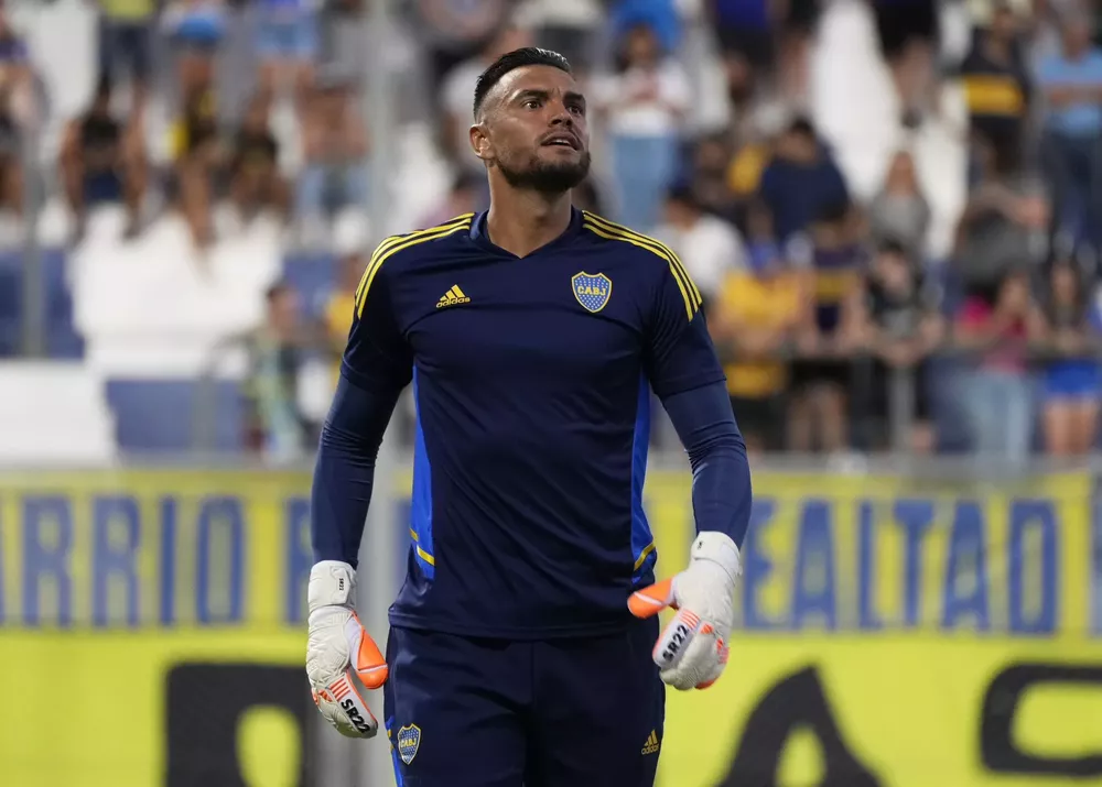 Futbol, Chiquito Romero en el arco de Boca