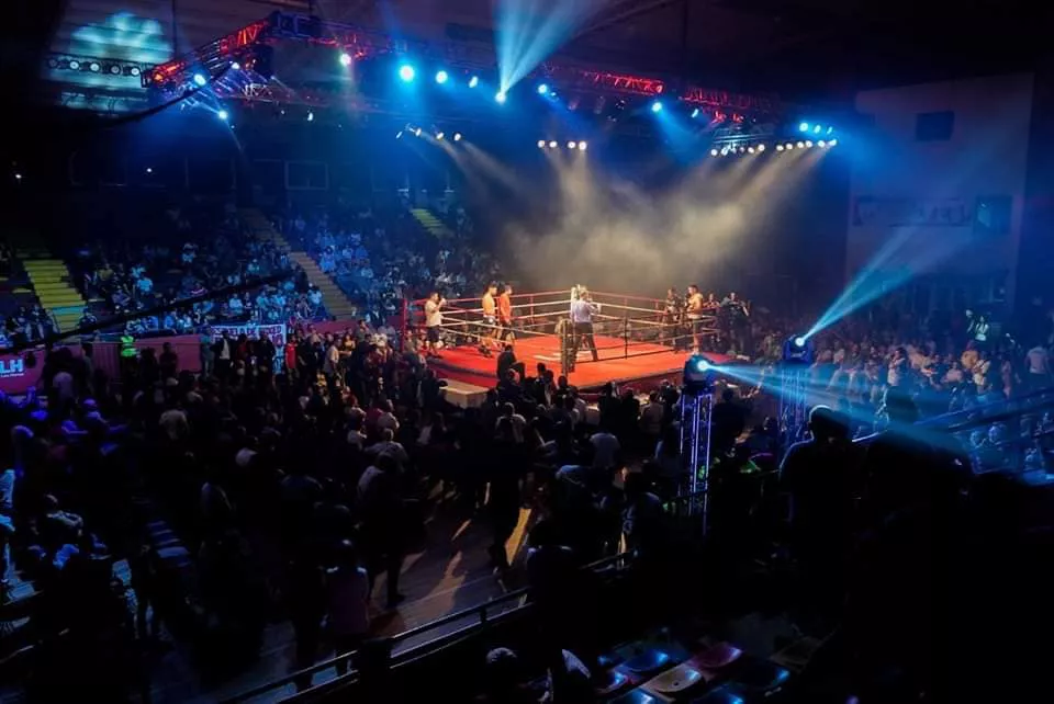 Boxeo, velada en el Polimeni