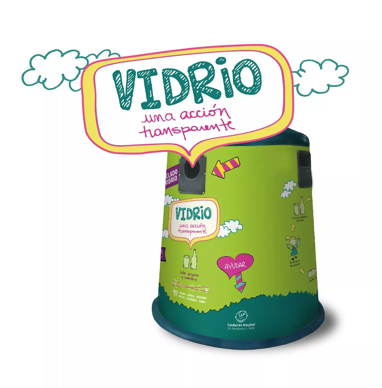 vidrio una accion transparente