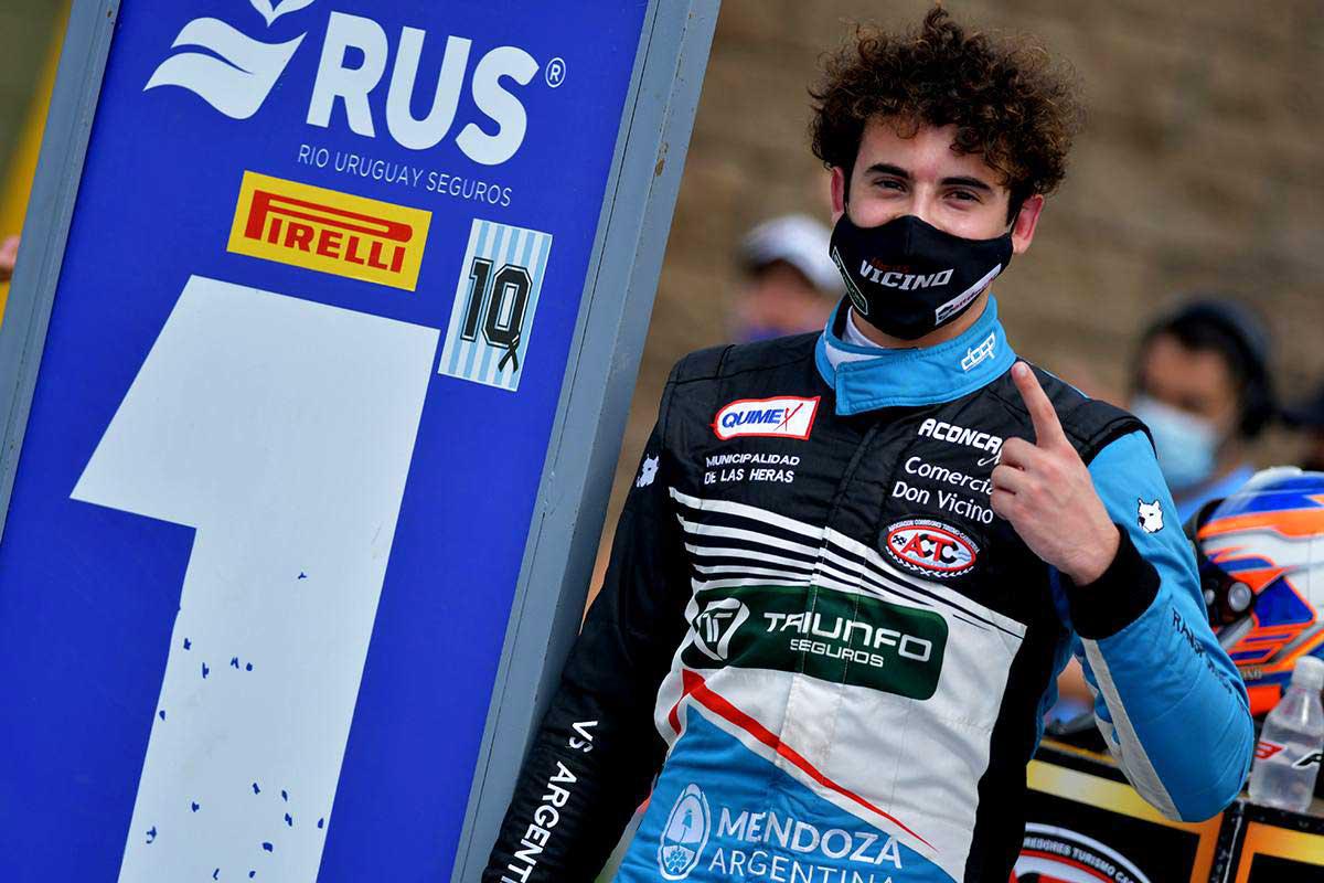 Lucas Vicino, piloto oriundo de Maipú