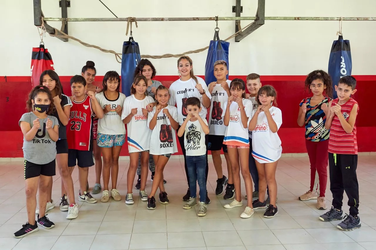 Las Heras, boxeo infantil, Credrys 1 El Resguardo