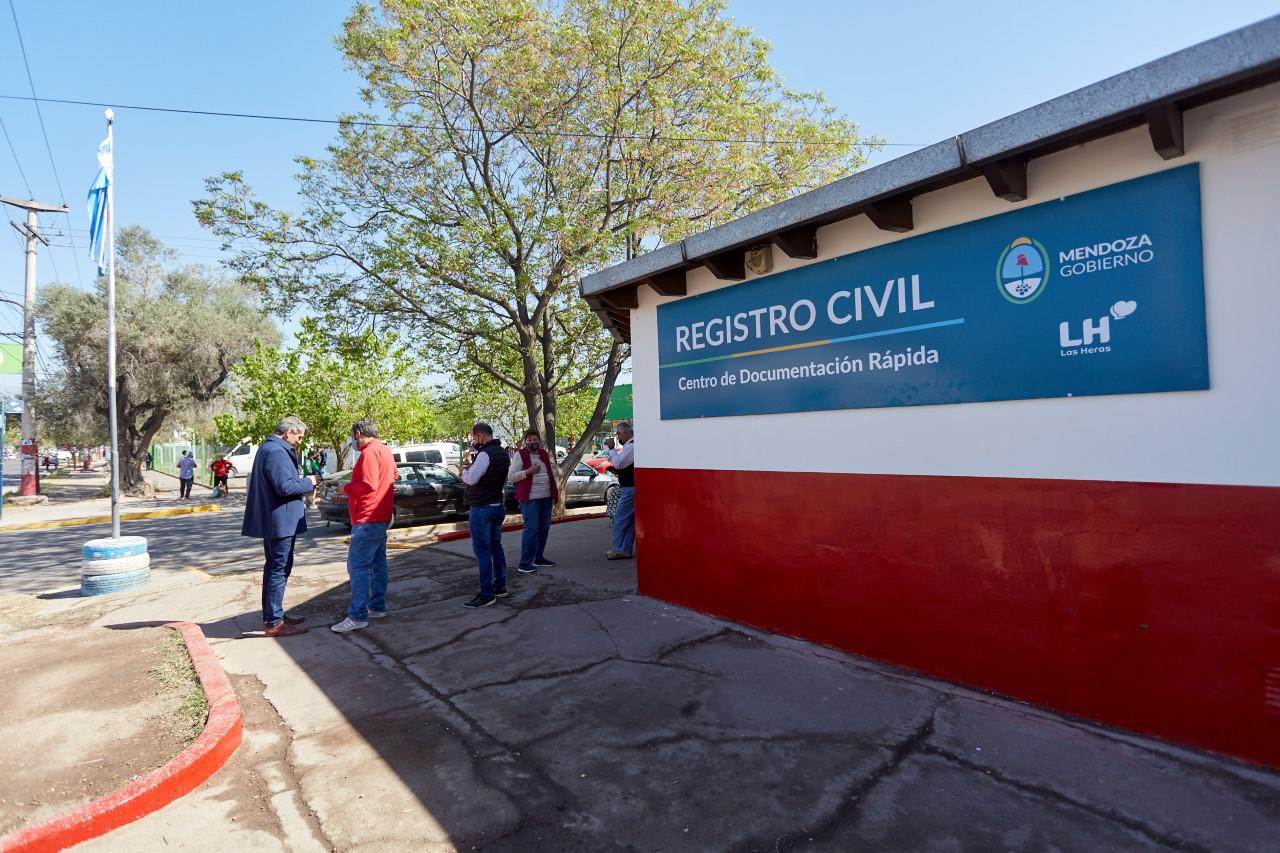 Las Heras, Registro Civil, Daniel Orozco
