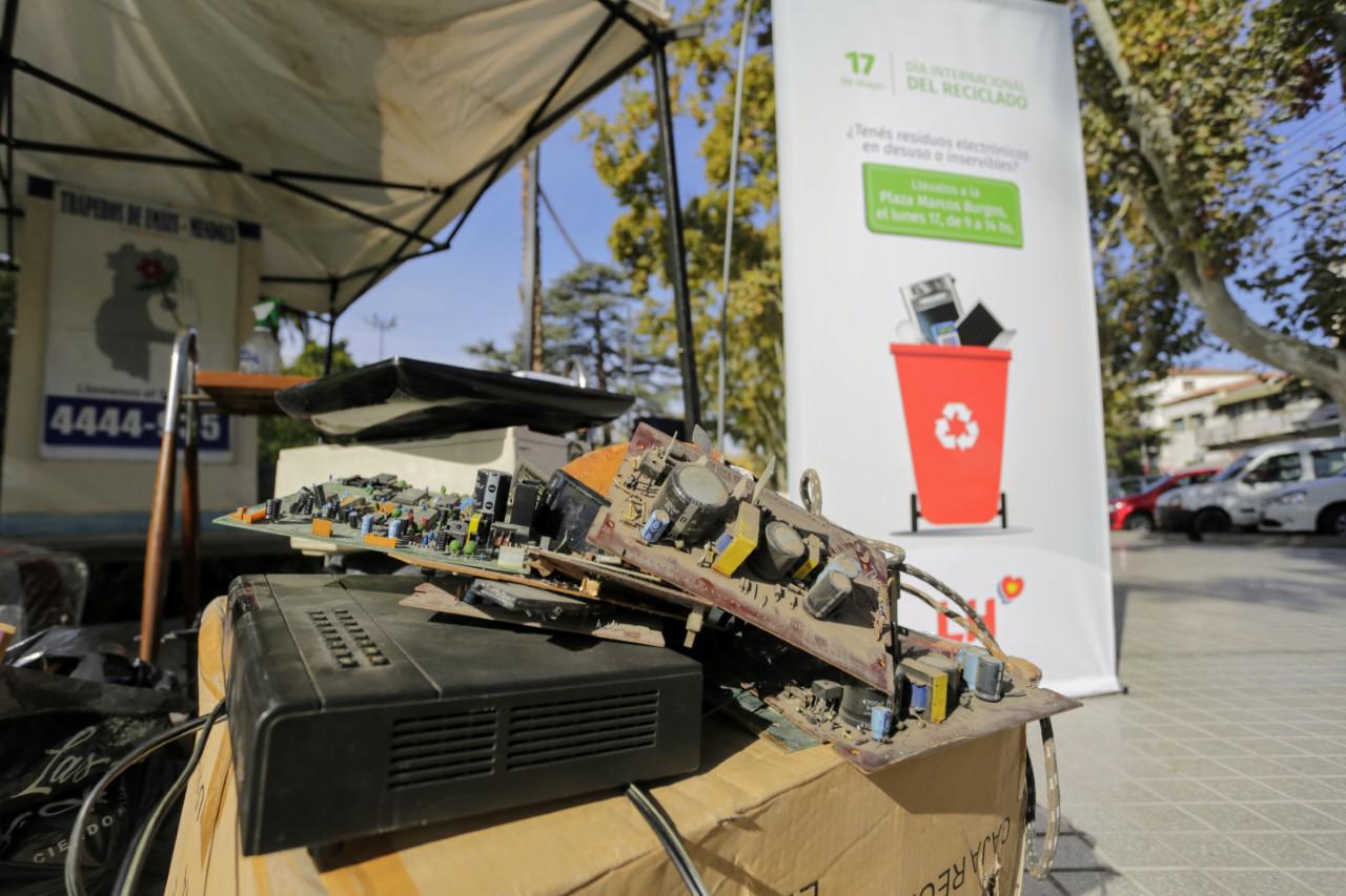 Las Heras, campaña de reciclaje