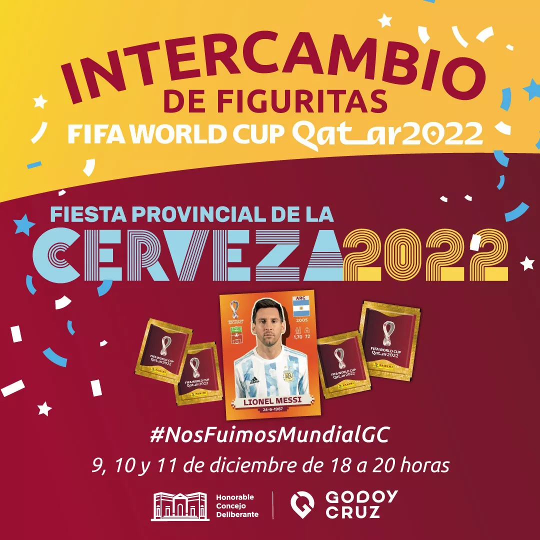 intercambio de figuritas fiesta de la cerveza godoy cruz