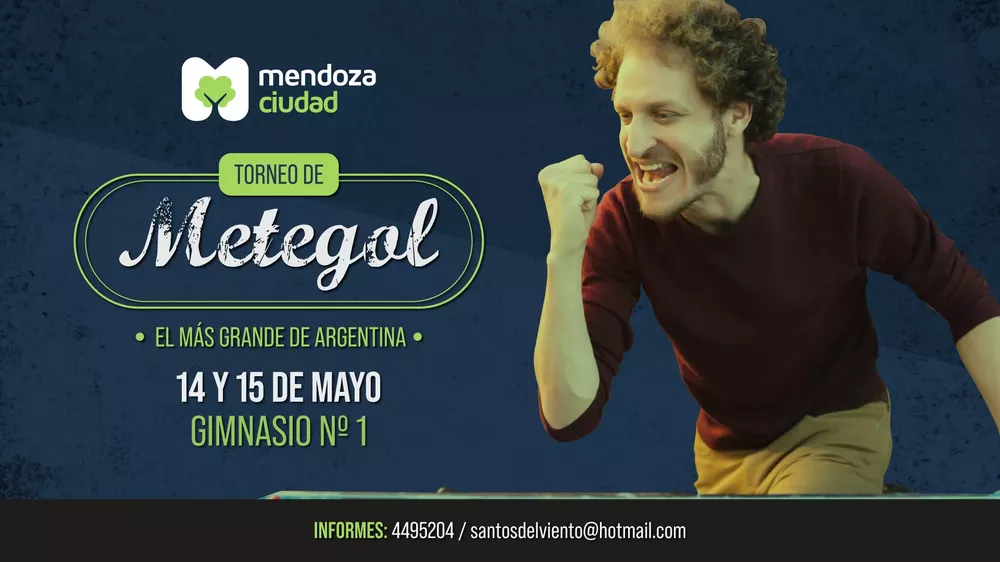 Metegol, Ciudad de Mendoza, afiche