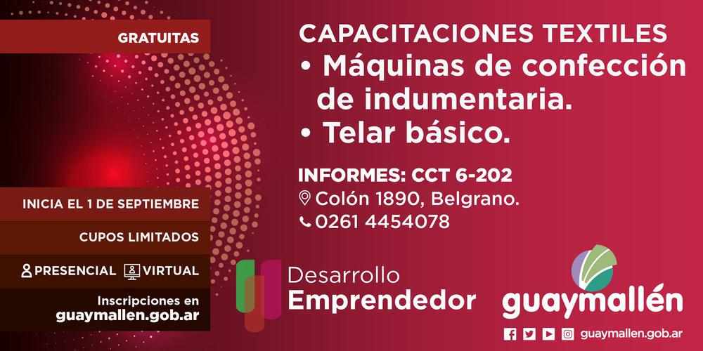 Capacitaciones textiles (placa)