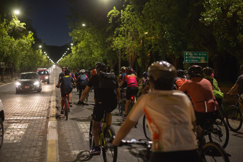 Bicicleteada Nocturna Mendoza 2021 