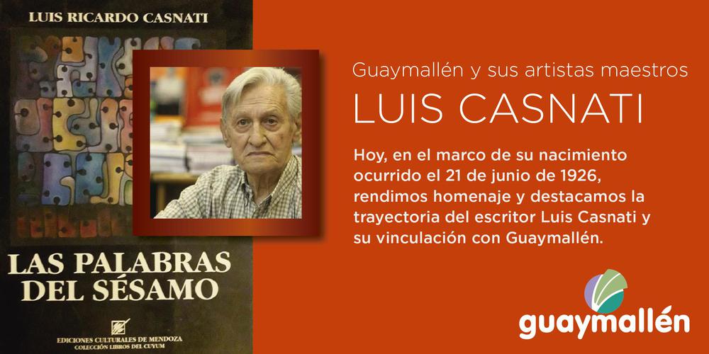 Artistas maestros- Luis Casnati (placa)