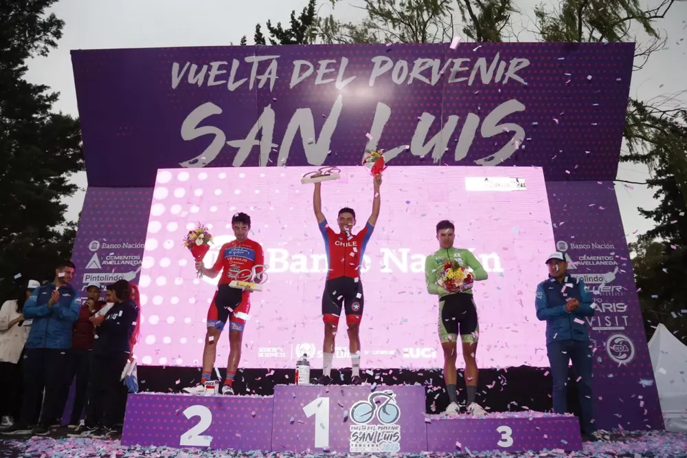 Vuelta del Porvenir, podio 1ra etapa,