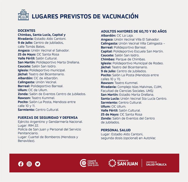 plan de vacunacion sj