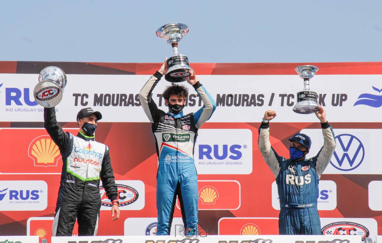 Lucas Vicino en el podio