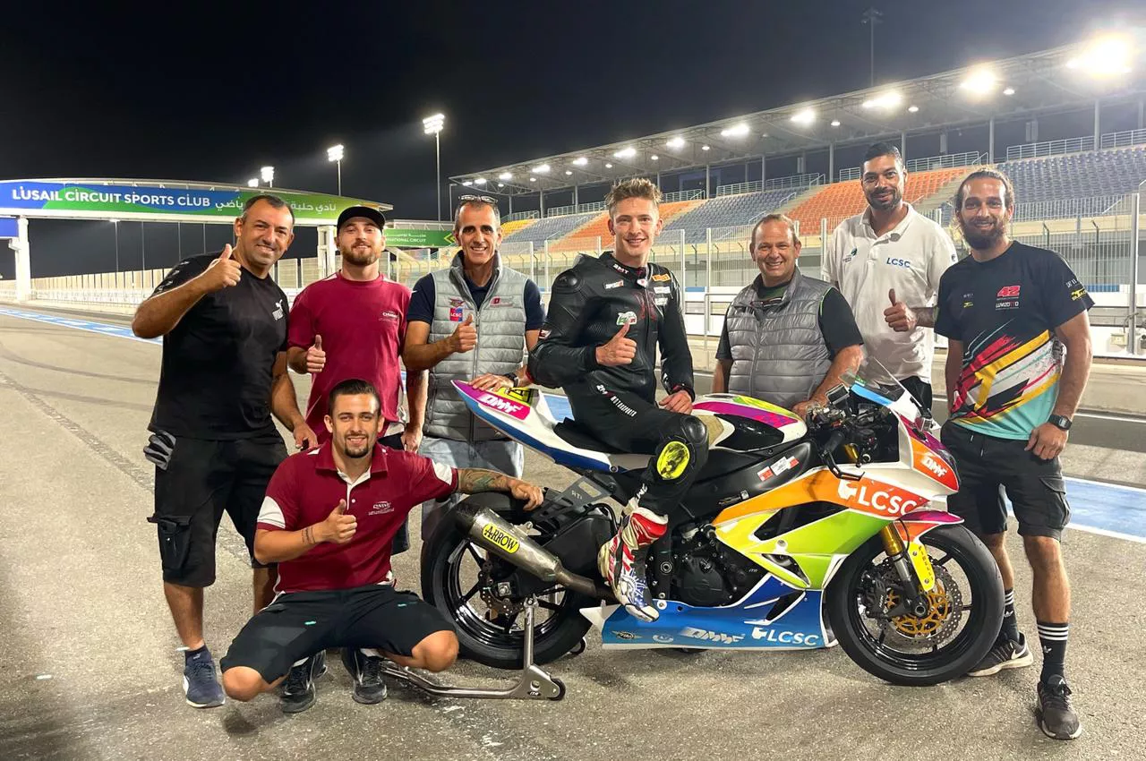 Motos, Pandolfino en Qatar, con los mejores del mundo